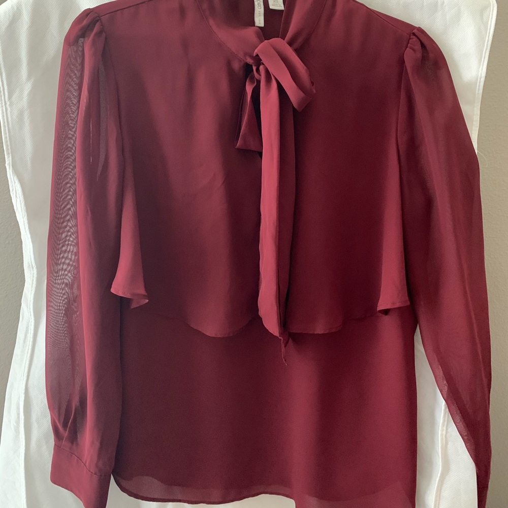 Maroon blouse